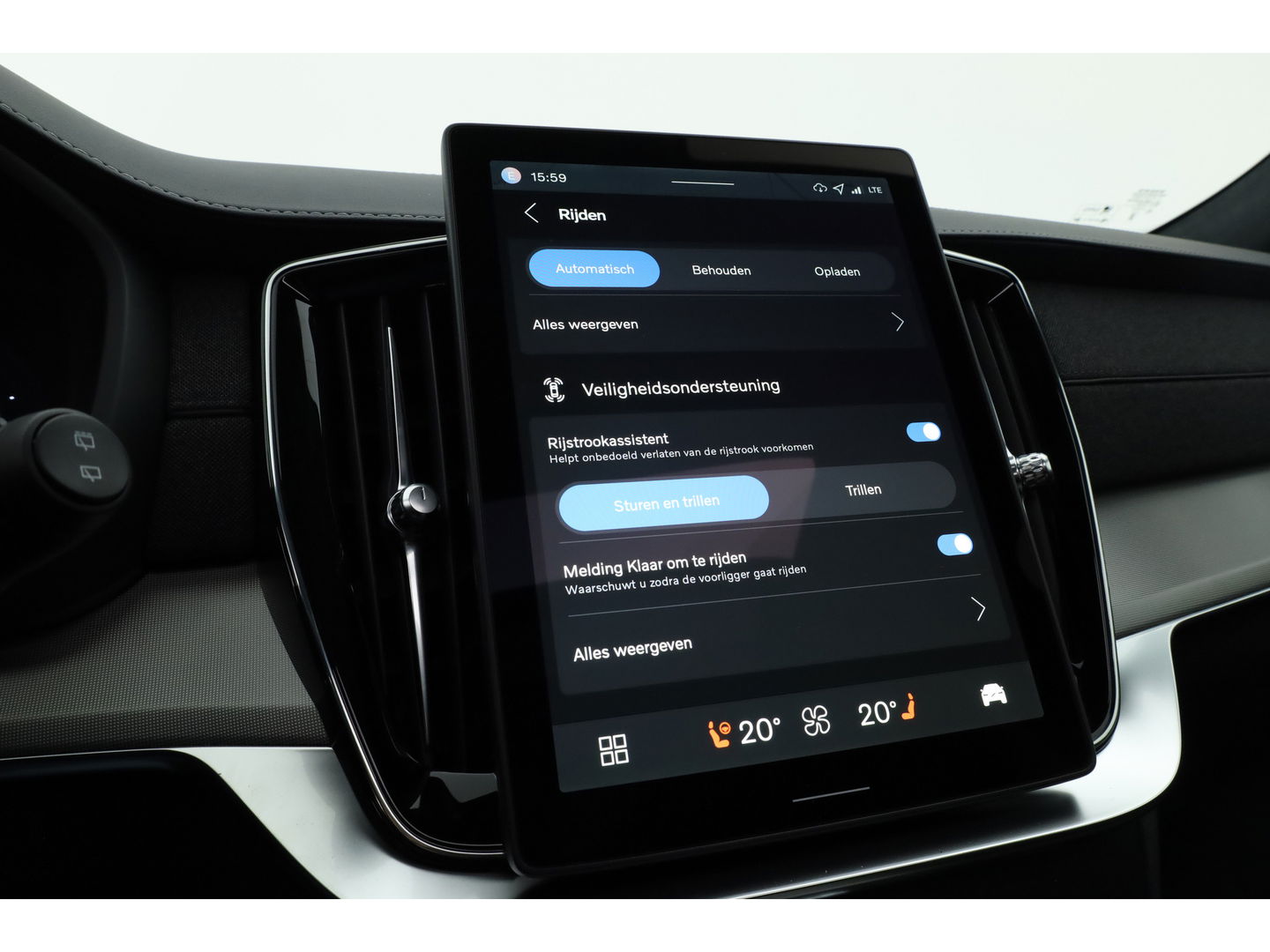 Volvo XC90 2.0 T8 Plug-in hybrid AWD Ultra Black Edition | luchtvering | Bowers & Wilkins | Massage | Blis | ACC | Pano| 360 Camera |