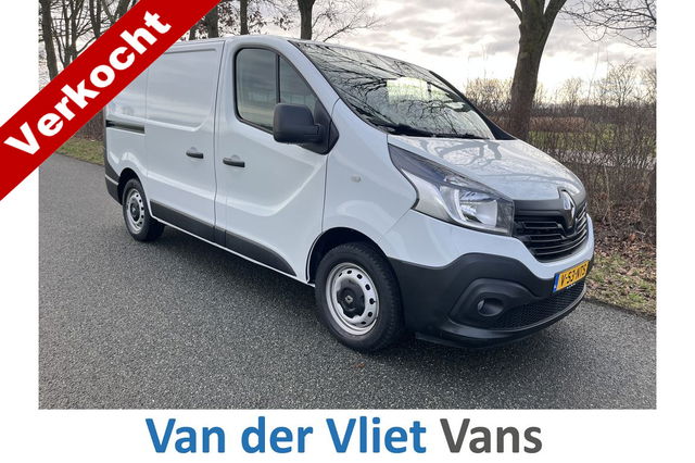 Renault Trafic - 1.6 dCi 126pk E6 Comfort 3-zits BPM Vrij! Lease €296 p/m, Airco, Trekhaak, PDC, 2x Schuifdeur, Cruise controle, Onderhoudshistorie aanwezig