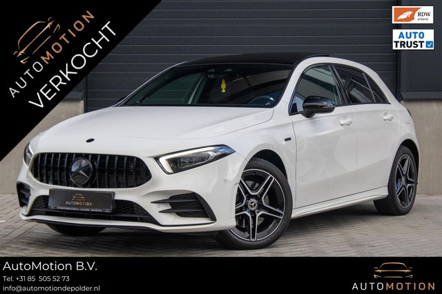 Mercedes-Benz A-Klasse - 250 e AMG Line PANO Burmester Sfeerverlichting Parkeerassistent