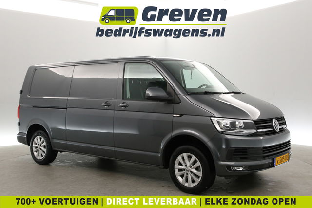 Volkswagen Transporter - 2.0 TDI L2H1 | Airco | Cruise | 3-Zits | Trekh. | 2xSchuifdeur | Navi | Carplay | Parkeersens.