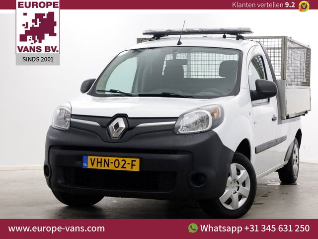 Renault Kangoo Z.E. - Maxi 33kWh 100% Elektrisch Open Laadbak Koop Accu SOH 88% 11-2020