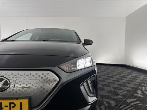 Hyundai IONIQ Premium EV 38 kWh {SOH-97%} (INCL-BTW) Aut *HEATPUMP | PANO | LEATHER | FULL-LED | ADAPTIVE-CRUISE | KEYLESS | NAVI-FULLMAP | DAB | CAMERA | MEMORY-PACK | DIGI-COCKPIT | HEATED/VENTILATED-SEATS | CCS- FASTLOADER | 16''A