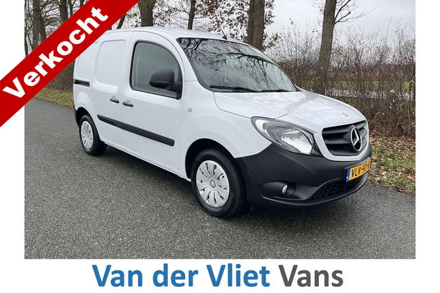 Mercedes-Benz Citan - 109 CDI 90pk E6 Ambition BPM Vrij! Lease €240 p/m, Airco, Cruise controle, Schuifdeur, Mistlampen, Onderhoudshistorie aanwezig