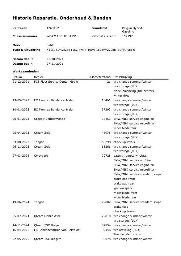 BMW X1 xDrive25e Executive CAMERA / CARPLAY / AUTOMAAT / LEDER / LED / CRUISE CONTROLE / STOELVERWARMING