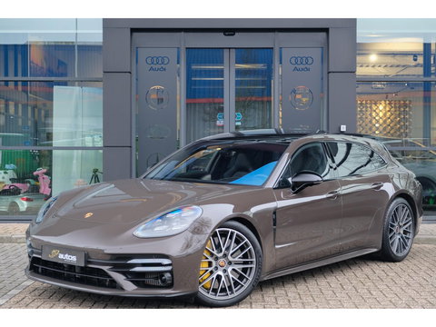 Porsche Panamera Sport Turismo 4.0 V8 Turbo S 700pk E-Hybrid Panoramadak Keramisch Luchtvering 4-wielsturing NLauto 1e eigenaar!