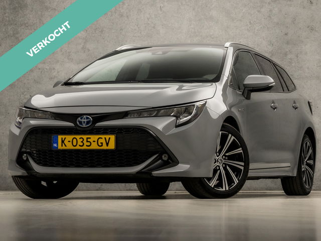 Toyota Corolla Touring Sports - 2.0 Hybrid Sport 180Pk Automaat (APPLE CARPLAY, NAVIGATIE, CAMERA, LEDER, STOELVERWARMING, SPORTSTOELEN, ADAPTIVE CRUISE, KEYLESS, GETINT GLAS, NIEUWE APK, NIEUWSTAAT)