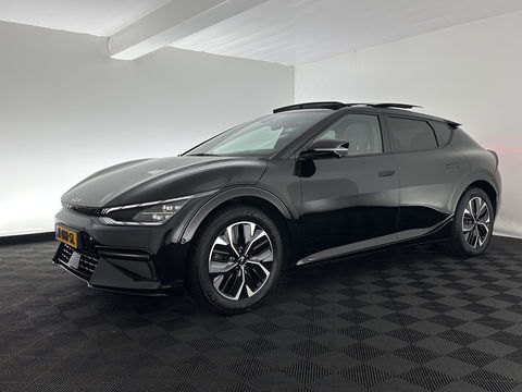 Kia Ev6 GT-Line 77.4 kWh (3-Fase-11kW) {SOH-100%} (INCL-BTW) Aut. *HEATPUMP | PANO | HEAD-UP | LEATHER-ALCANTARA | ADAPTIVE-CRUISE | DIGI-COCKPIT | MERIDIAN-AUDIO | MEMORYPACK | FULL-LED | KEYLESS | TOPVIEW | DAB | BLINDSPOT | NAVI-FULLMAP |