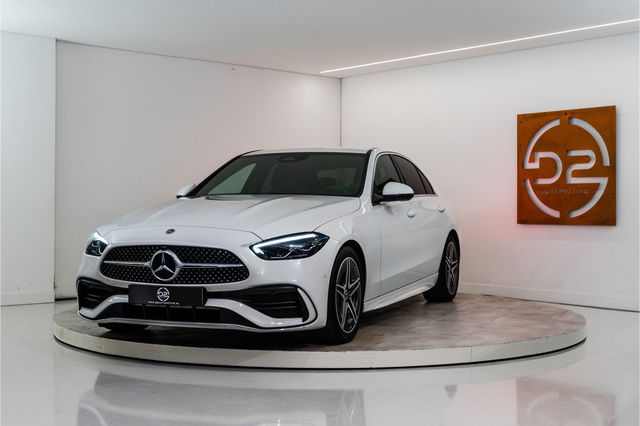 Mercedes-Benz C-Klasse - 180 AMG Line 170PK | Sfeer | Carplay | Leder | Stoelverw. | 12 MND Garantie