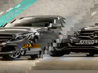 Mercedes-Benz C-Klasse - 350 e AMG Sport 279Pk Automaat (NAVIGATIE, LUCHTVERING, MEMORY SEATS, LEDER, CAMERA, STOELVERWARMING, SPORTSTOELEN, ZWART HEMEL, ADAPTIVE CRUISE, NIEUWE APK, NIEUWSTAAT)