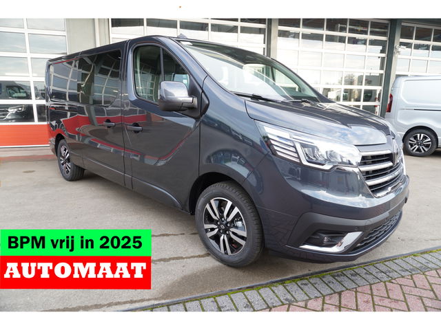 Renault Trafic - 2.0 Bleu dCi EDC 170PK L2H1 Luxe dubbelCabine Automaat Schuifdeur L/R Nr.V902 |  Climate | Navi | Camera |