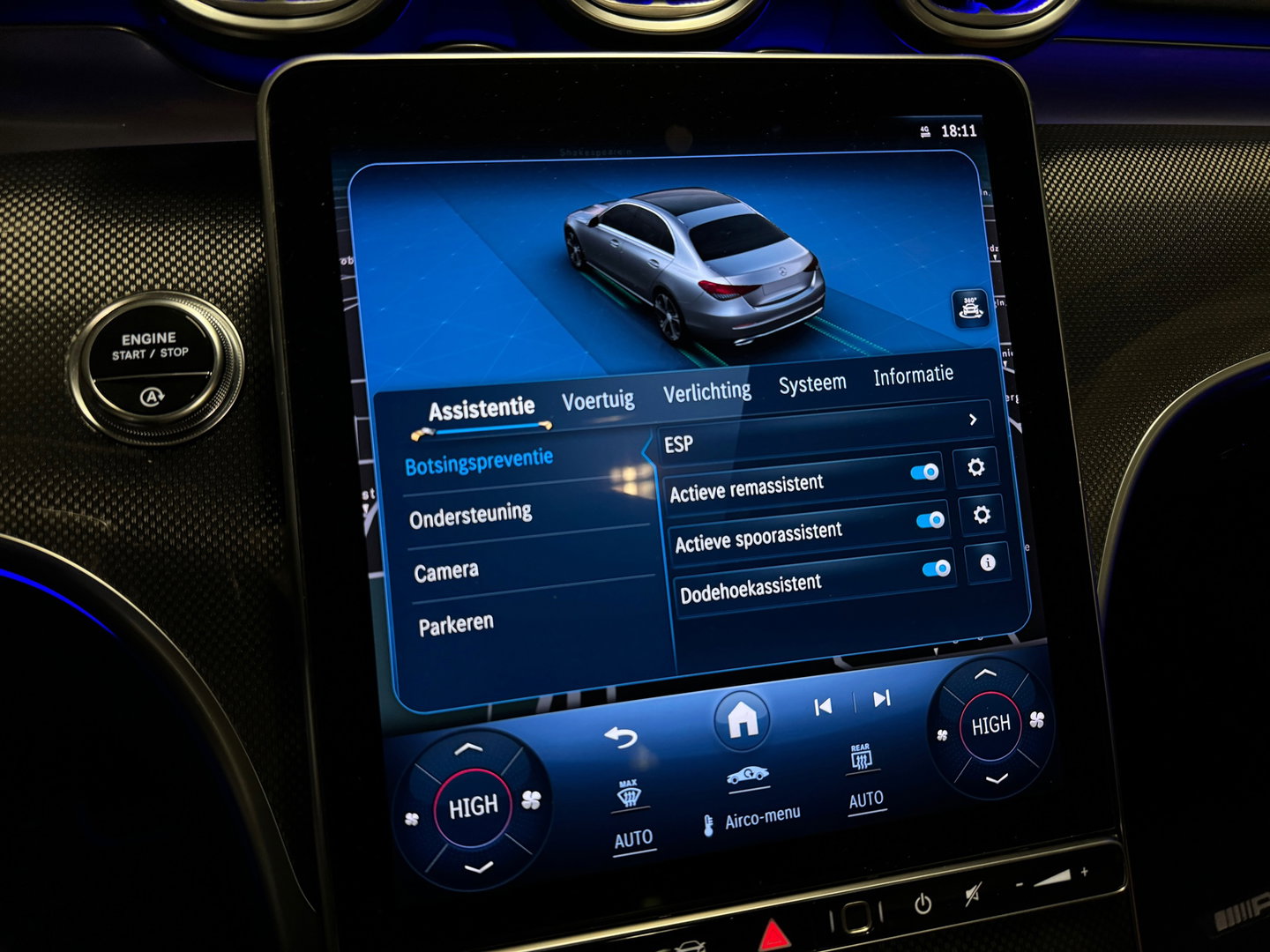 Mercedes-Benz C-Klasse 200 AMG Pano|Keyless|Memory|Burmester