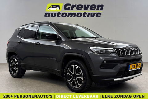 Jeep Compass 4xe 190 Plug-in Hybrid Electric Limited | SOH: 85% | Virtual | LED | Carplay | Camera | Adaptive Cruise | Parkeersens.