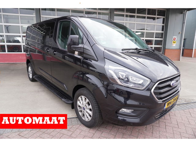 Ford Transit Custom - 300 2.0 TDCI 170PK L2H1 Limited Dubbelcabine Automaat Airco | Adap.Cruise | Navi | Camera | Schuifdeur links en rechts
