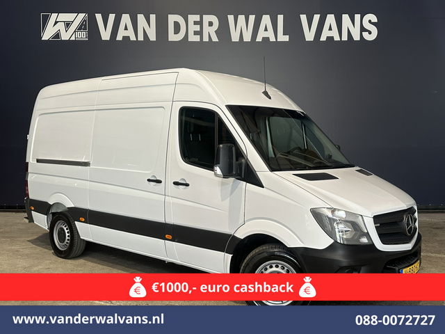 Mercedes-Benz Sprinter - 316 CDI 163pk L2H2 Euro6 Airco | 2800kg trekhaak | Cruisecontrol Parkeersensoren, Bluetooth-telefoonvoorbereiding