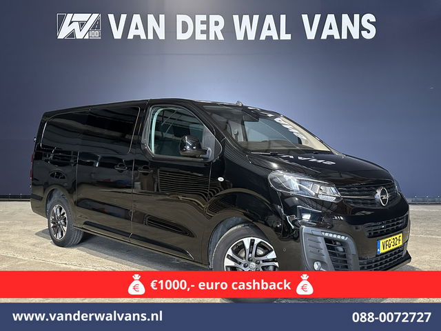 Opel Vivaro - 2.0 CDTI 150pk L3H1 Dubbele Cabine Euro6 Airco | Camera | Navigatie | 5-zits | 2500kg Trekhaak Apple Carplay, Android Auto, Cruisecontrol, LM Velgen, Parkeersensoren