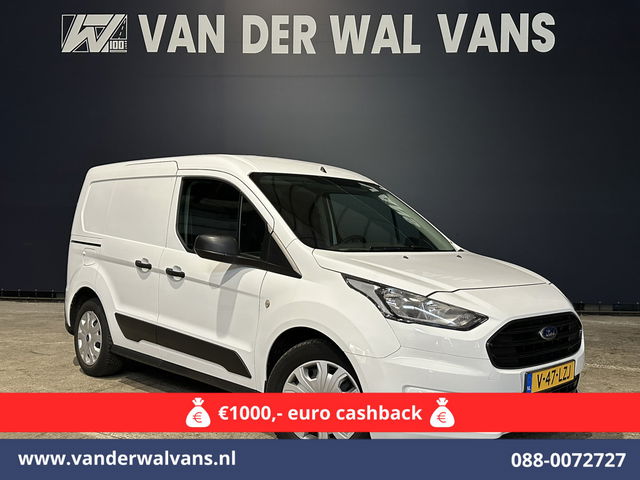 Ford Transit Connect - 1.5 EcoBlue L1H1 Euro6 Airco | 3-zits | Verwarmde Voorruit Bluetoothtelefoon voorbereiding, Parkeersensoren, Bijrijdersbank