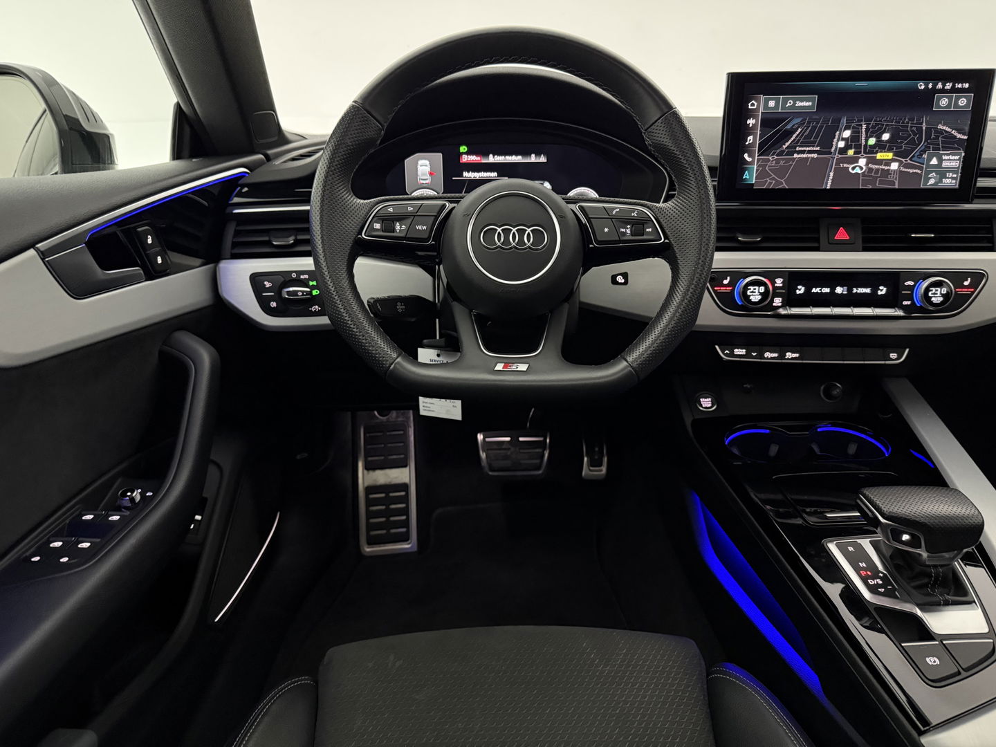 Audi A5 TFSI S-Line Black Optic | Pano | Virtual | b&o | Sfeer | Carplay | Stoelverw. | Parkeersens.