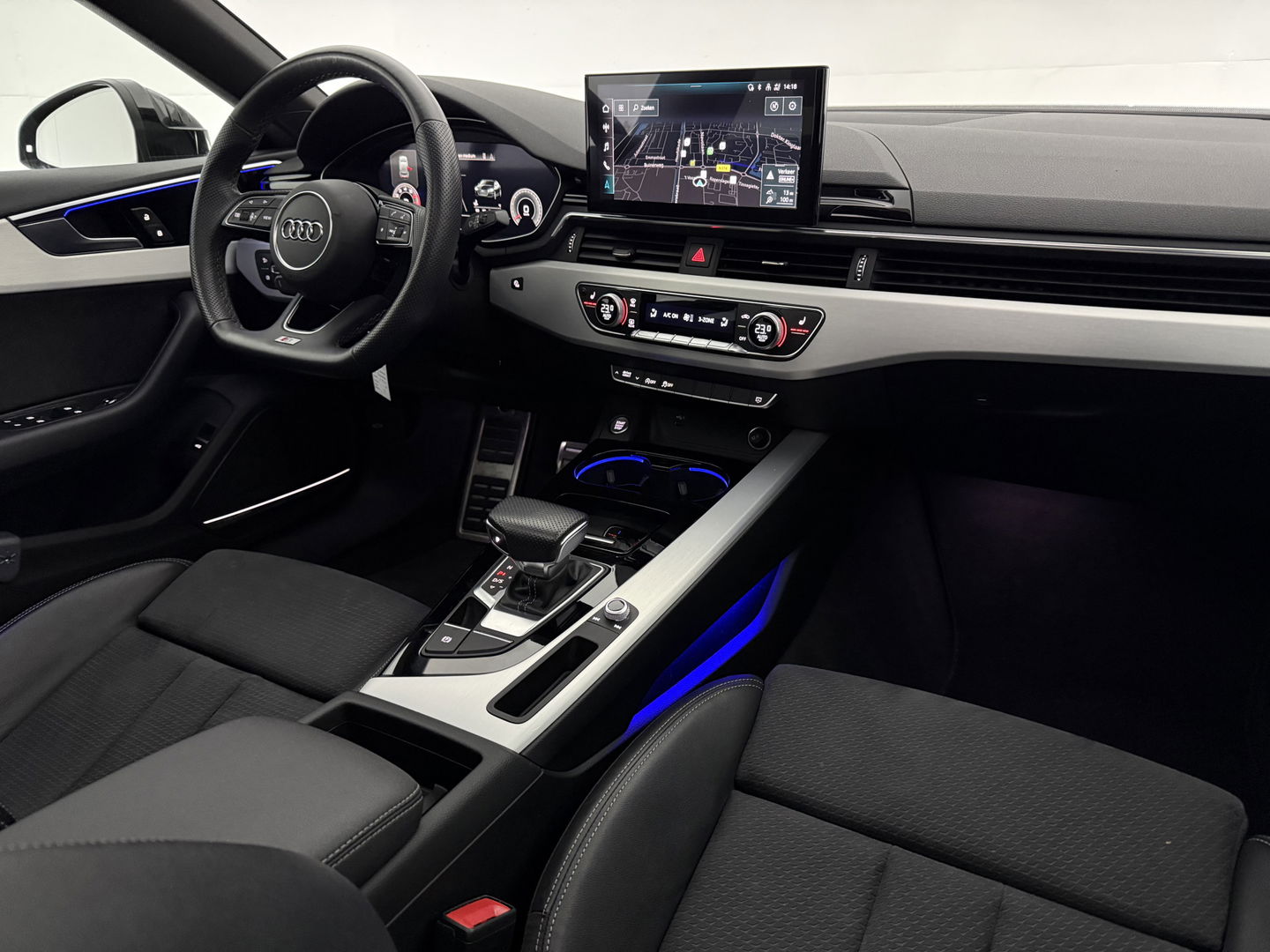 Audi A5 TFSI S-Line Black Optic | Pano | Virtual | b&o | Sfeer | Carplay | Stoelverw. | Parkeersens.