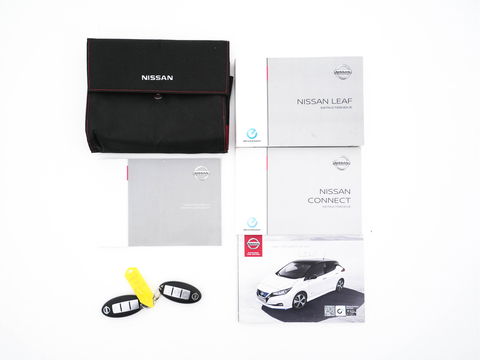 Nissan Leaf Tekna 40 kWh (SOH-83%) (INCL-BTW) *Aut.*LEATHER | FULL-LED | BOSE-AUDIO | TOPVIEW | DAB | KEYLESS | NAVI-FULLMAP | DAB | HEATED-COMFORTSEATS | PRIVACY-GLASS | ADAPTIVE-CRUISE | 17''ALU*