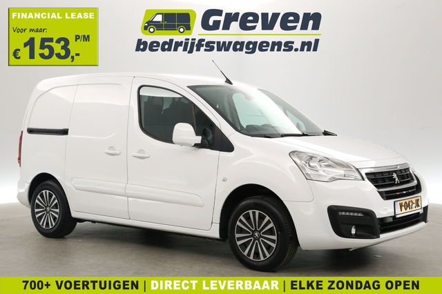 Peugeot Partner - 1.6 BlueHDi | MARGE | 3-Zits | Airco | Cruise | Trekh. | Carplay | Navi | Parkeersens.