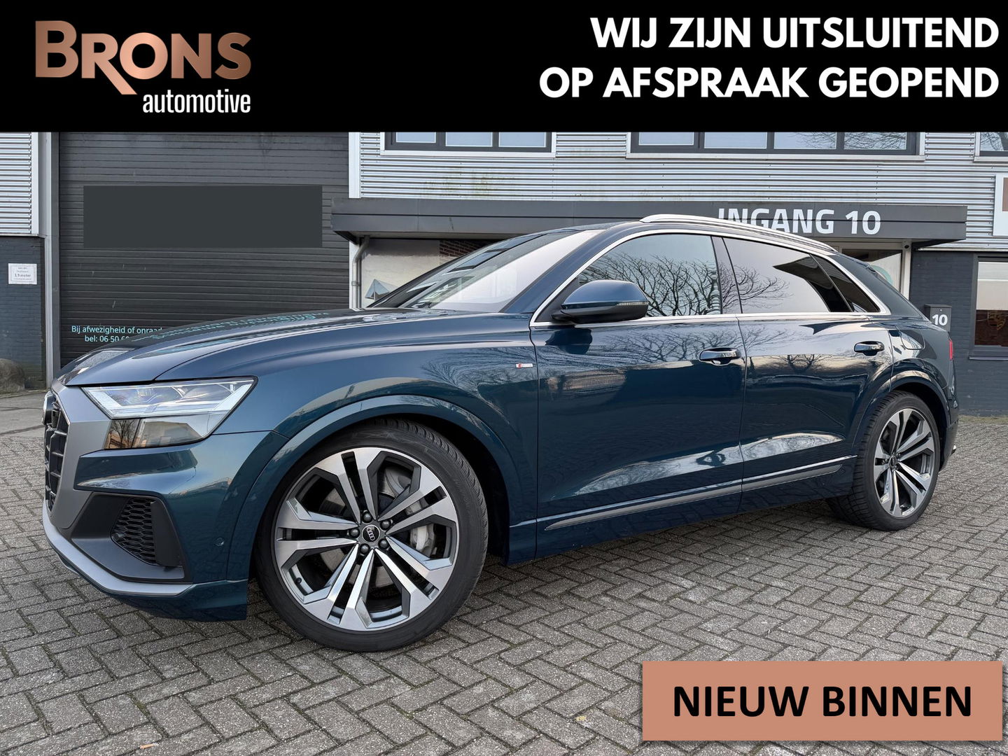Audi Q8 55 TFSI e quattro Pro Line Advanced Hybrid l Luchtvering l Trekhaak l winter en zomerset