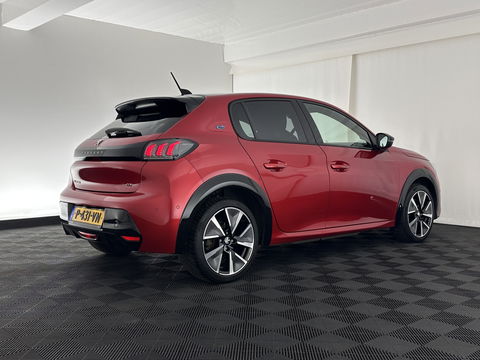 Peugeot e-208 EV GT Pack 50 kWh [ 3-Fase-11kW ] {SOH-88%] (INCL-BTW) *HEATPUMP | FULL-LED | DIGI-COCKPIT | BLINDSPOT | CAMERA | LEATHER-ALCANTARA | AMBIENTLIGHT | NAVI-FULLMAP | LANE-ASSIST | KEYLESS | DAB | CCS-FASTLOADER | HEATED-SPORTSEATS | PRIV