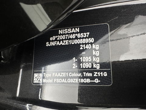 Nissan Leaf 3.Zero Limited Edition 62 kWh {SOH-92%} (INCL-BTW) Aut. *HEATPUMP | LEATHER | ADAPTIVE-CRUISE | FULL-LED | DIGI-COCKPIT | TOPVIEW | BOSE-AUDIO | KEYLESS | DAB+ | BLINDSPOT | ECC | PDC | HEATED-COMFORTSEATS | 17"ALU*