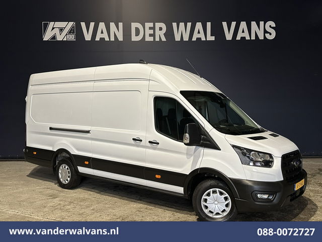 Ford Transit - 2.0 TDCI 131pk L4H3 Jumbo Euro6 Airco | Camera | Cruisecontrol | Stoelverwarming | Verwarmde voorruit Parkeersensoren, Bijrijdersbank