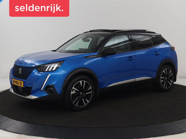 Peugeot e-2008 - EV GT Pack 50 kWh | 3-Fase | Panoramadak | Stoelverwarming | Trekhaak | Adaptive cruise | Leder/Alcantara | Carplay | Keyless | Digital Cockpit | Navigatie | Full LED