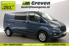 Ford Transit Custom - 2.0 TDCI L2H1 | DC | 6-Zits | Carplay | Cruise | Airco | Navigatie | Trekh. | Parkeersens.