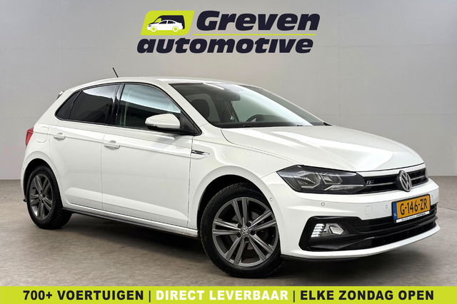 Volkswagen Polo - 1.0 TSI R-Line | Beats | Virtual | Adap. Cruise | Carplay | Trekh. | Clima | Parkeersens. | NAP