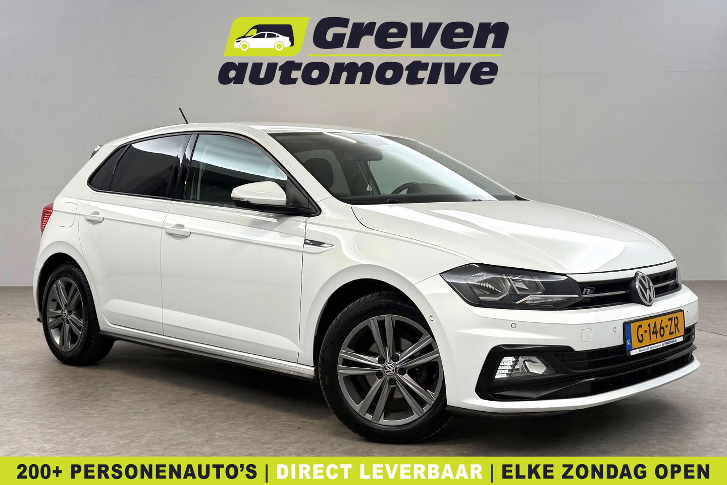 Volkswagen Polo 1.0 TSI R-Line | Beats | Virtual | Adap. Cruise | Carplay | Trekh. | Clima | Parkeersens. | NAP