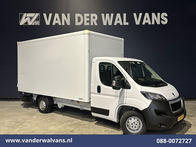 Peugeot Boxer - 2.2 BlueHDi 141pk Bakwagen Laadklep Euro6 Airco | Cruisecontrol | 1055kg laadvermogen Bijrijdersbank