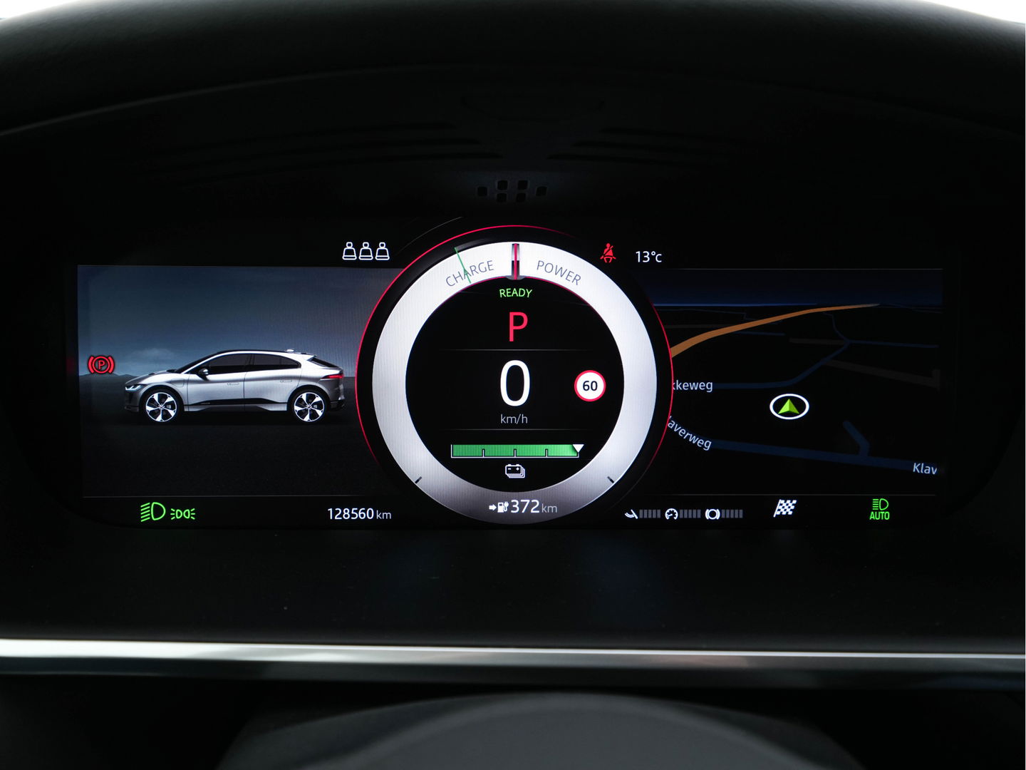 Jaguar I-PACE EV400 Business Edition S 90 kWh {SOH-89%} (INCL-BTW) *HEATPUMP | PANO | LEATHER | MERIDIAN-AUDIO | FULL-LED | HEATED/COOLED-COMFORTSEATS | DAB+ | CAMERA | DIGI-COCKPIT | NAVI-FULLMAP | ECC | KEYLESS | PDC | CCS-FASTLOADER | CRUISE |