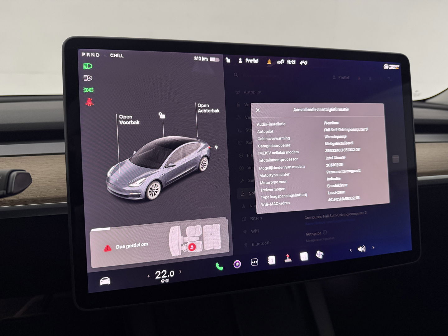 Tesla Model 3 Long Range AWD 75 kWh | SOH 89% | Autopilot | Snelladen | Pano | Memory | Camera | Trekh. | Stoelverw.