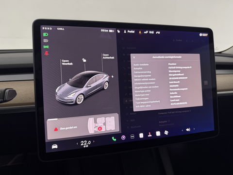 Tesla Model 3 Long Range AWD 75 kWh | SOH 89% | Autopilot | Snelladen | Pano | Memory | Camera | Trekh. | Stoelverw.