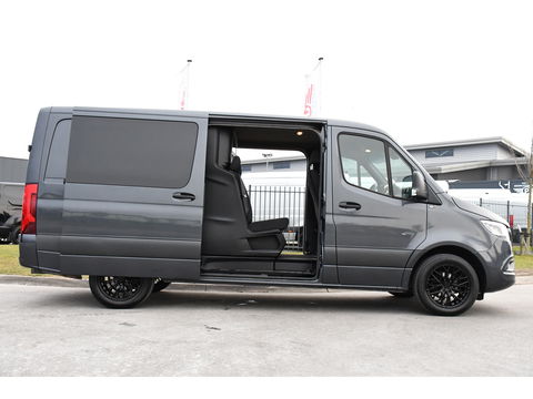 Mercedes-Benz Sprinter 317 1.9 CDI L2H1 DC RWD PB Edition Cruise, Camera, Carplay, 2 x Schuifdeur, 10,5'' Mbux, 3500kg Trekhaak, Sensoren, LED, Uniek!