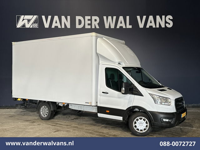 Ford Transit - 2.0 TDCI 161pk Bakwagen 225cm hoog Laadklep Euro6 Airco | Camera | Cruisecontrol | 1050kg laadvermogen Bijrijdersbank