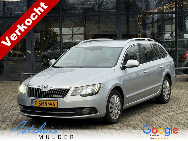 Škoda Superb - Combi 1.6 TDI Sprint Pro Cruise/Trekhaak/Xenon/PDC/Climate €600,- REST BPM €4650,- EX BPM Export EU