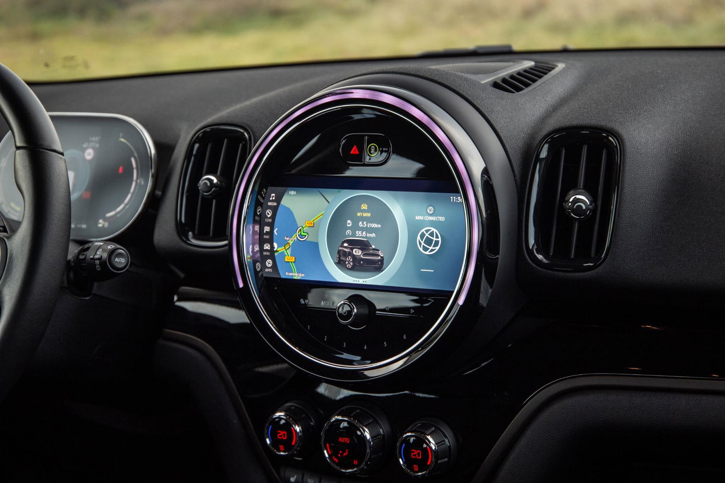 MINI Countryman Mini 1.5 Cooper S E ALL4 Essential CAMERA / NAVI / CARPLAY / AIRCO / ZWART / STOELVERWARMING