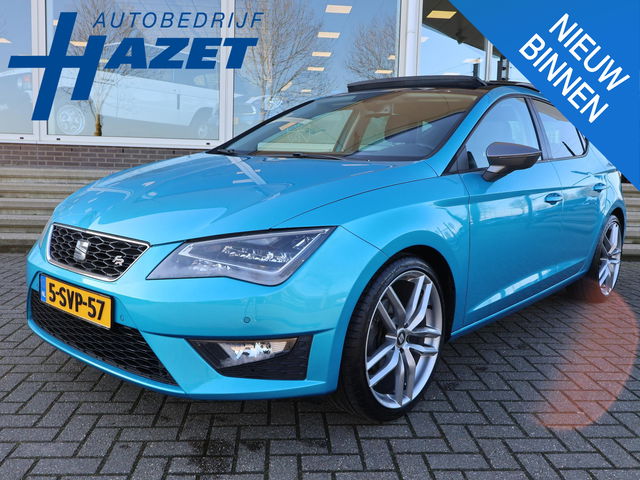 SEAT Leon - 1.4 TSI FR 140 PK BUSINESS *ALOR BLUE* + 19 INCH | PANORAMA | CRUISE | CLIMATE CONTROL