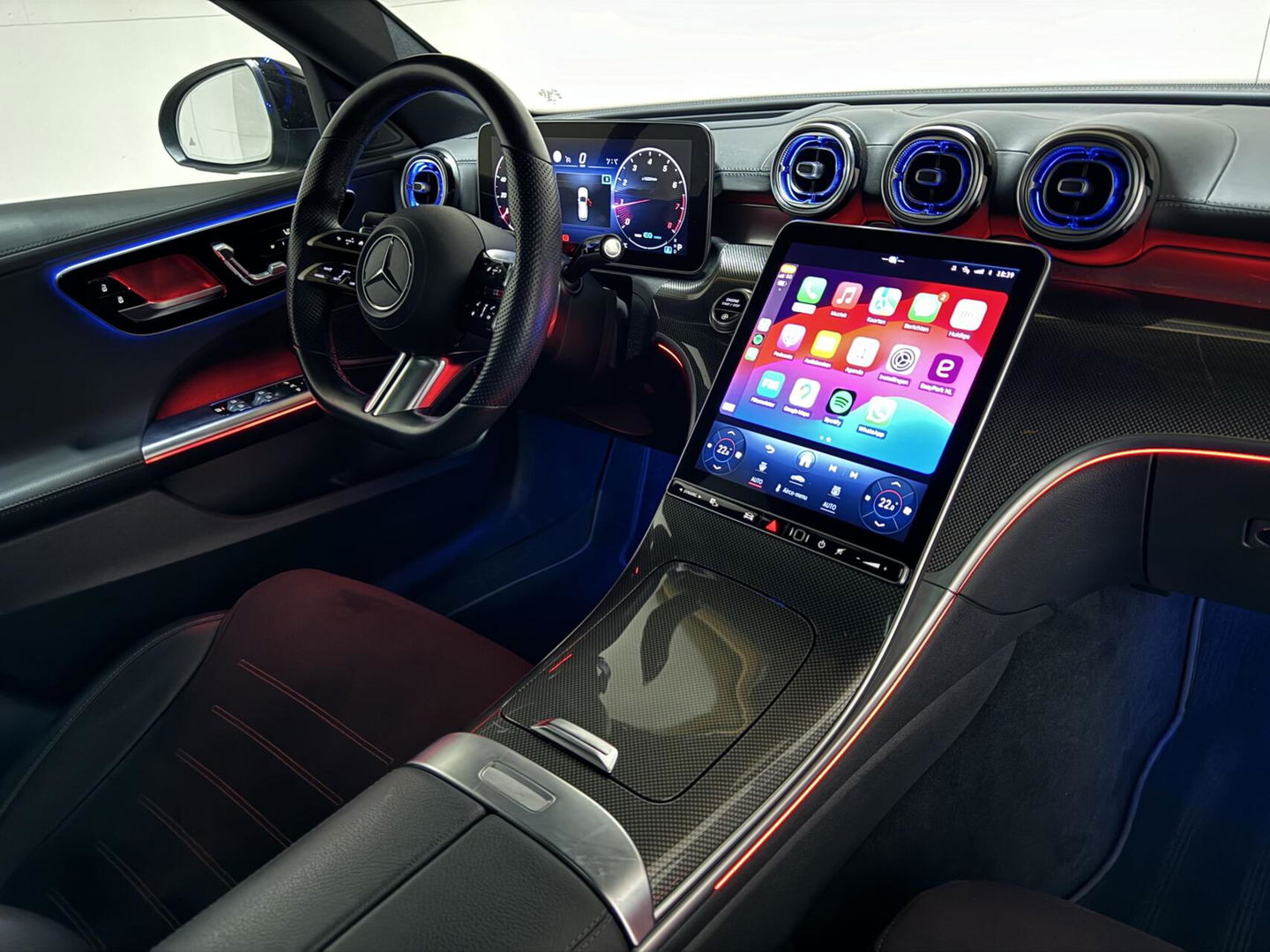 Mercedes-Benz C-Klasse Estate 200 AMG Pano Laser HUD 360° Sfeer Trekh NAP