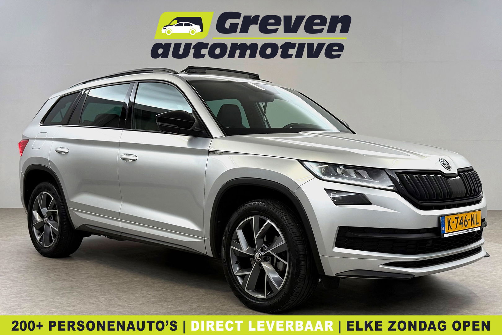 Škoda Kodiaq 1.5 TSI 150PK Sportline Business 7p | Pano | Sfeer | Virtual | Carplay | Trekh. | Camera | Memory | Stoel/stuurverw. | Adap. Cruise | NAP
