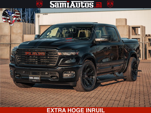 Dodge Ram 1500 - Night Premium | Full Option | De Meest Luxe Pick-Up in zijn Klasse | Comfortabele Dubbele Cabine met Royale 5 Zitplaatsen | BPM vrij | Nu Leverbaar uit Voorraad | Voorraad Nr 2200 - 0886