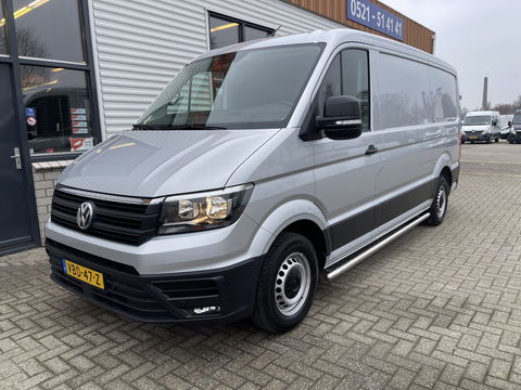 Volkswagen Crafter 30 2.0 TDI L3H2 Comfortline ( voorheen L2H1 ) / euro 6 / bpm vrij / lease vanaf € 358 / vaste prijs rijklaar € 21.950 ex btw / zilver metallic / airco / cruise / navi / pdc voor en achter