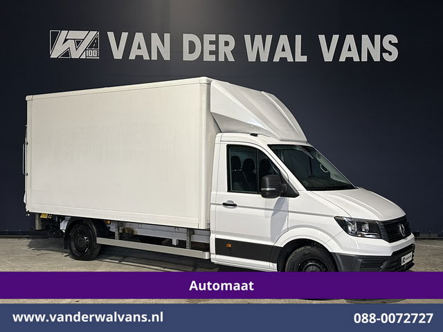 Volkswagen Crafter - 2.0 TDI 141pk Automaat Bakwagen Laadklep Euro6 Airco | Bijrijdersbank