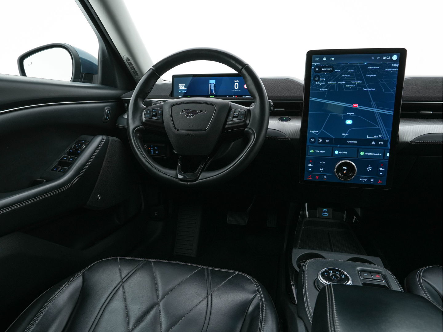 Ford Mustang Mach-E RWD 75 kWh (3-Fase-11 kW) {SOH-90%} (INCL-BTW) Aut.*LEATHER | FULL-LED | DAB | DIGI-COCKPIT | KEYLESS | NAVI-FULLMAP | CARPLAY | HEATED-COMFORTSEATS | TOPVIEW |  ADAPTIVE-CRUISE | PRIVACY-GLASS | 18'' ALU*