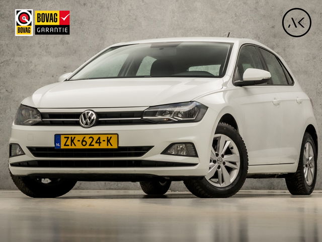 Volkswagen Polo - 1.0 TSI Sportline (APPLE CARPLAY, GROOT NAVI, ADAPTIVE CRUISE, SPORTSTOELEN, LM VELGEN, ARMSTEUN, NIEUWE APK, NIEUWSTAAT)