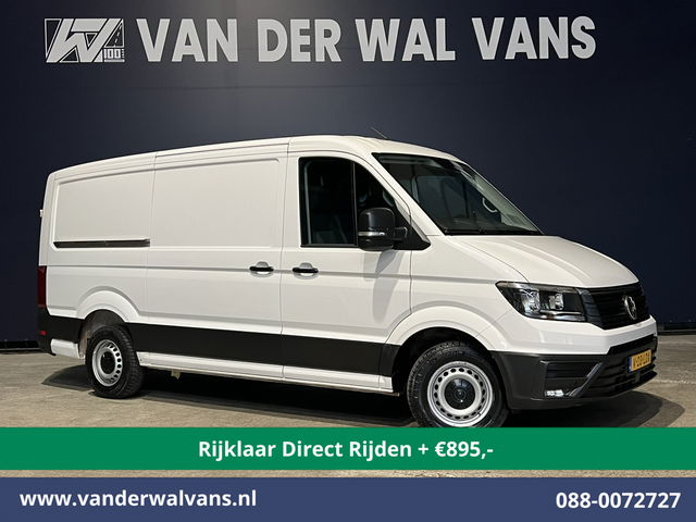 Volkswagen Crafter - 2.0 TDI 141pk L3H2 L2H1 Euro6 *Rijklaar Direct Rijden* Airco | Navigatie | Camera | Apple Carplay Android Auto, Parkeersensoren, Bijrijdersbank