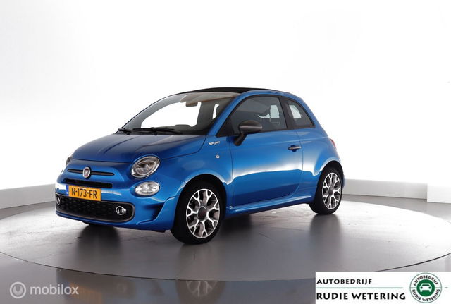 Fiat 500C - 1.0 Hybrid Sport dab|applecarplay|cruise|pdc|lmv16